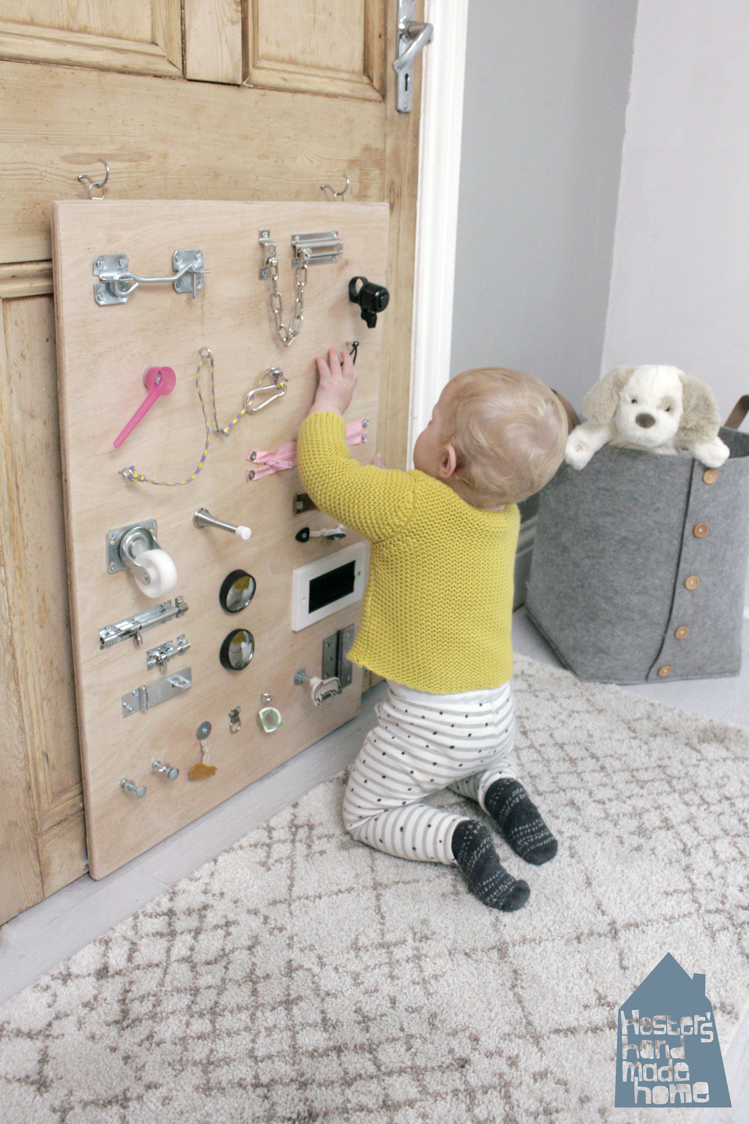How to make a baby busy board — Hester's Handmade Home