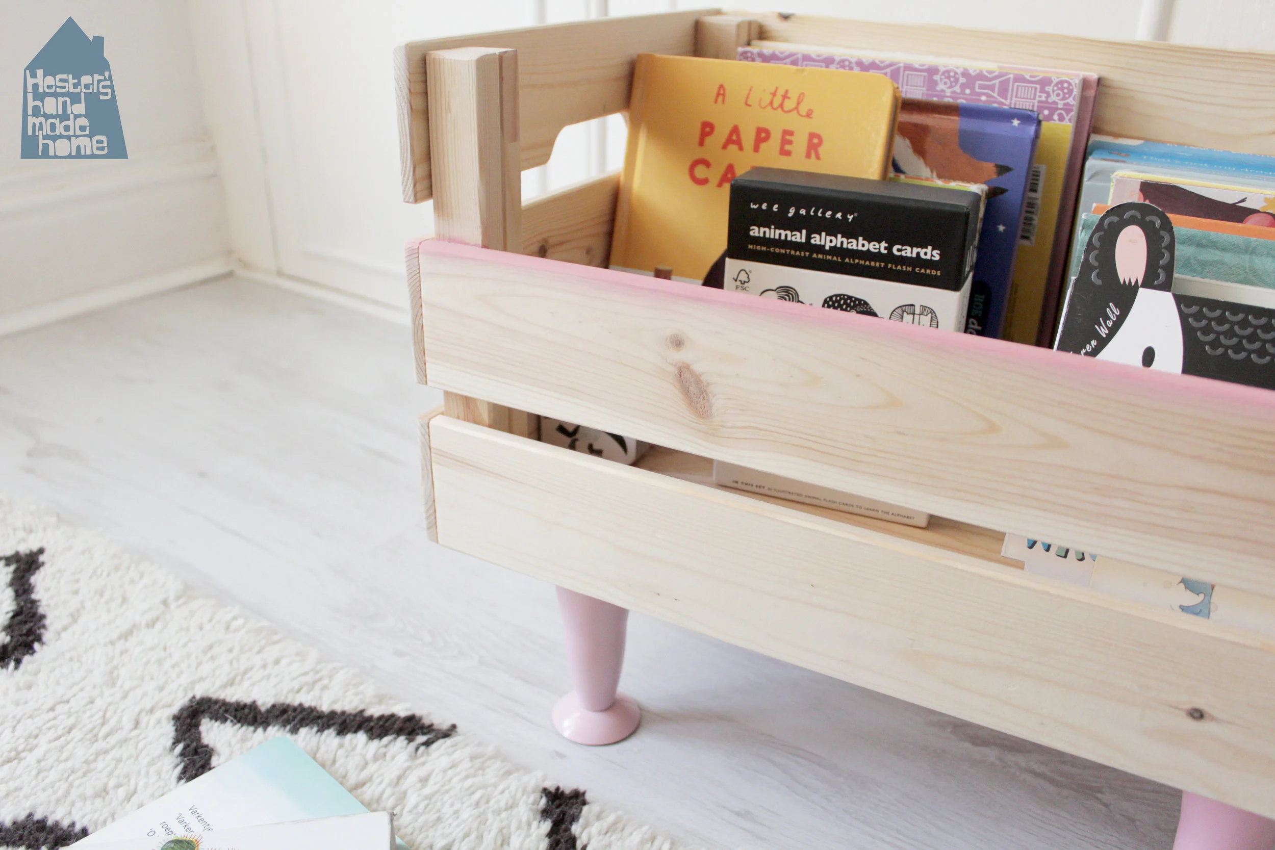 Ikea Hack Knagglig Box To Book Storage Hester S Handmade Home