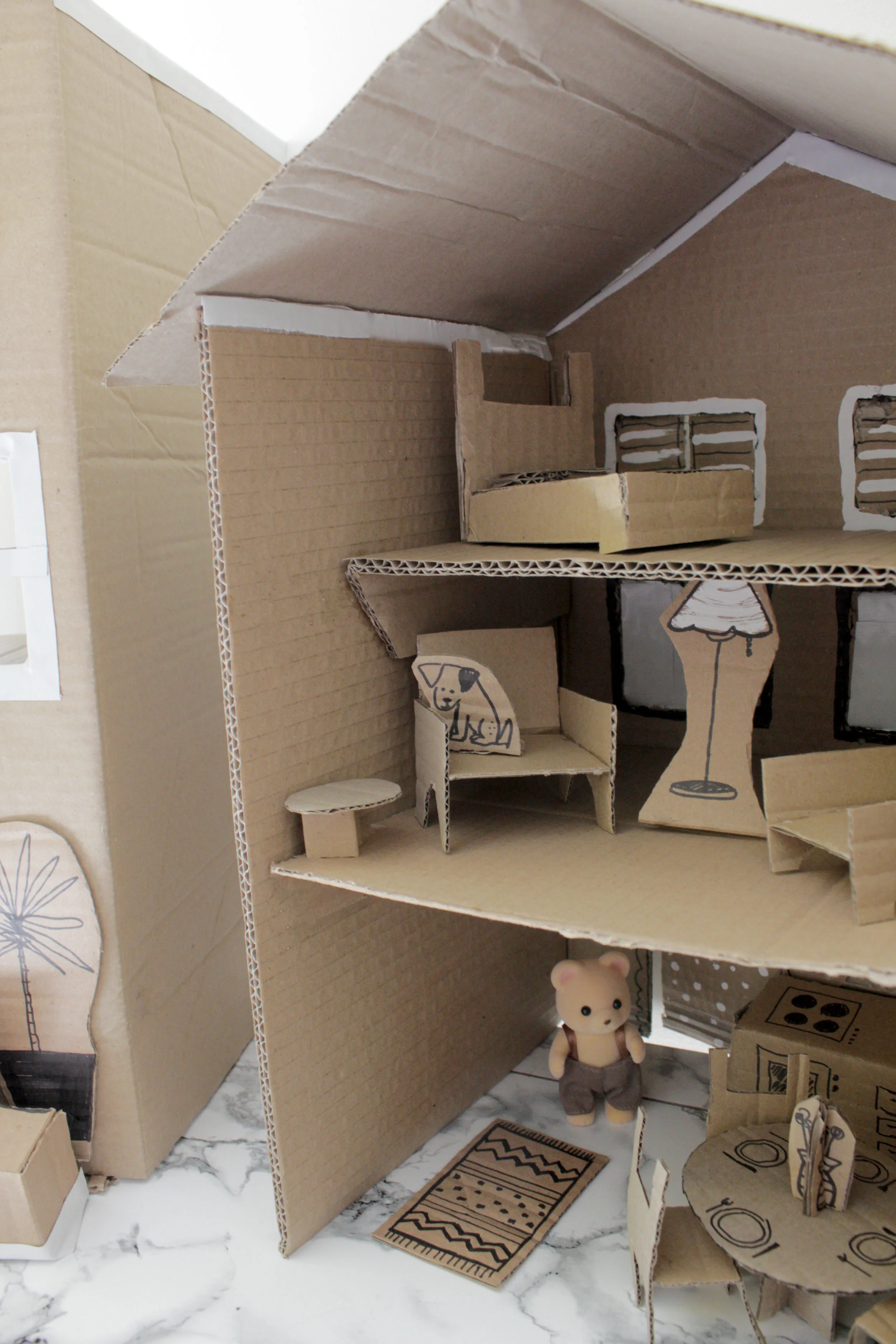 Cardboard dolls house DIY — Hester's Handmade Home