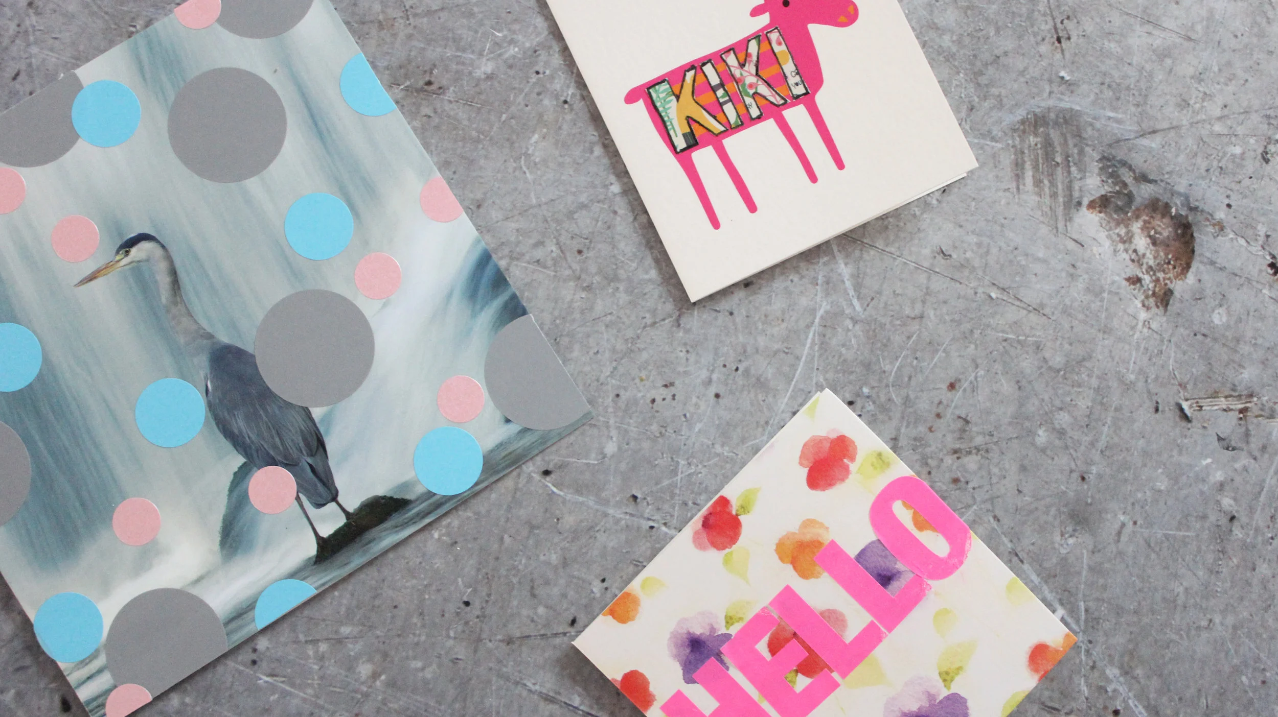 Post card hack, personalise shop bought cards