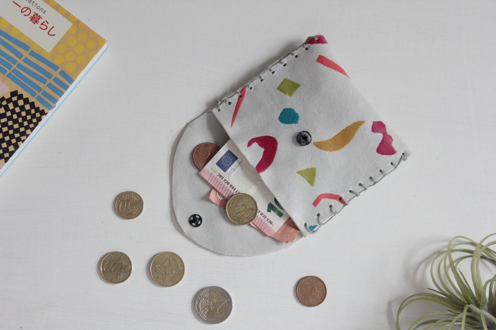 Coin pouch DIY with FIMO Leather-Effect clay — Hester's Handmade Home