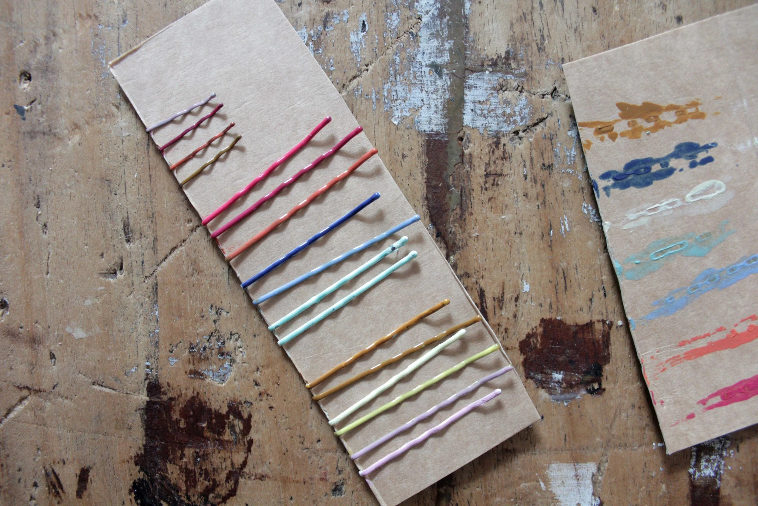 Coloured hair grips, its SO easy!