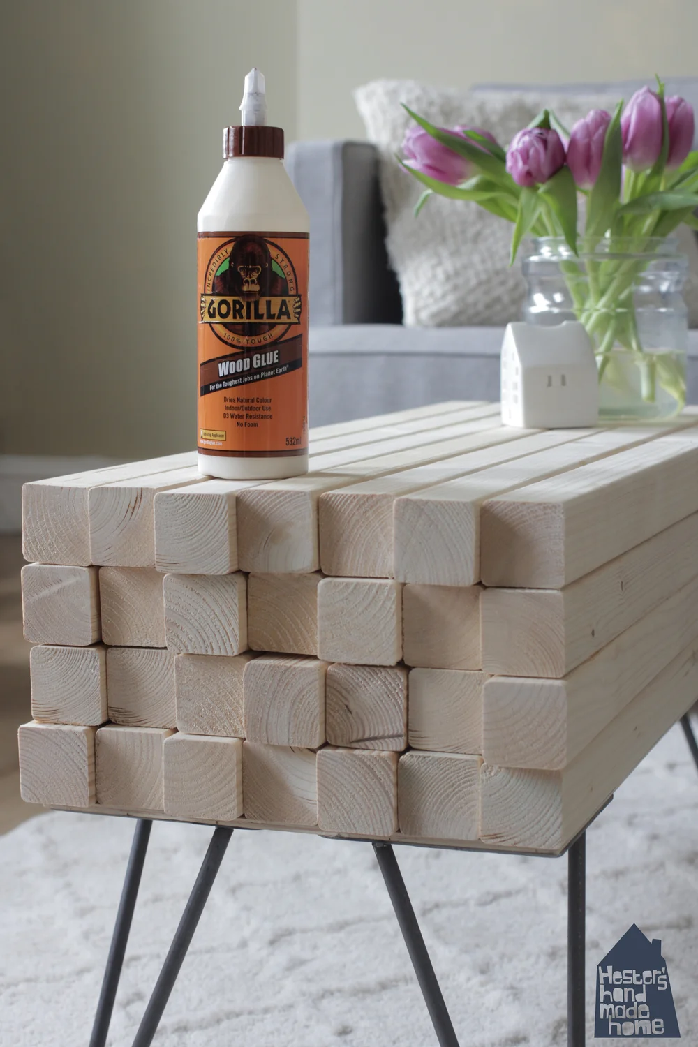 Diy For Dummies Make Your Own Coffee Table Hester S Handmade Home