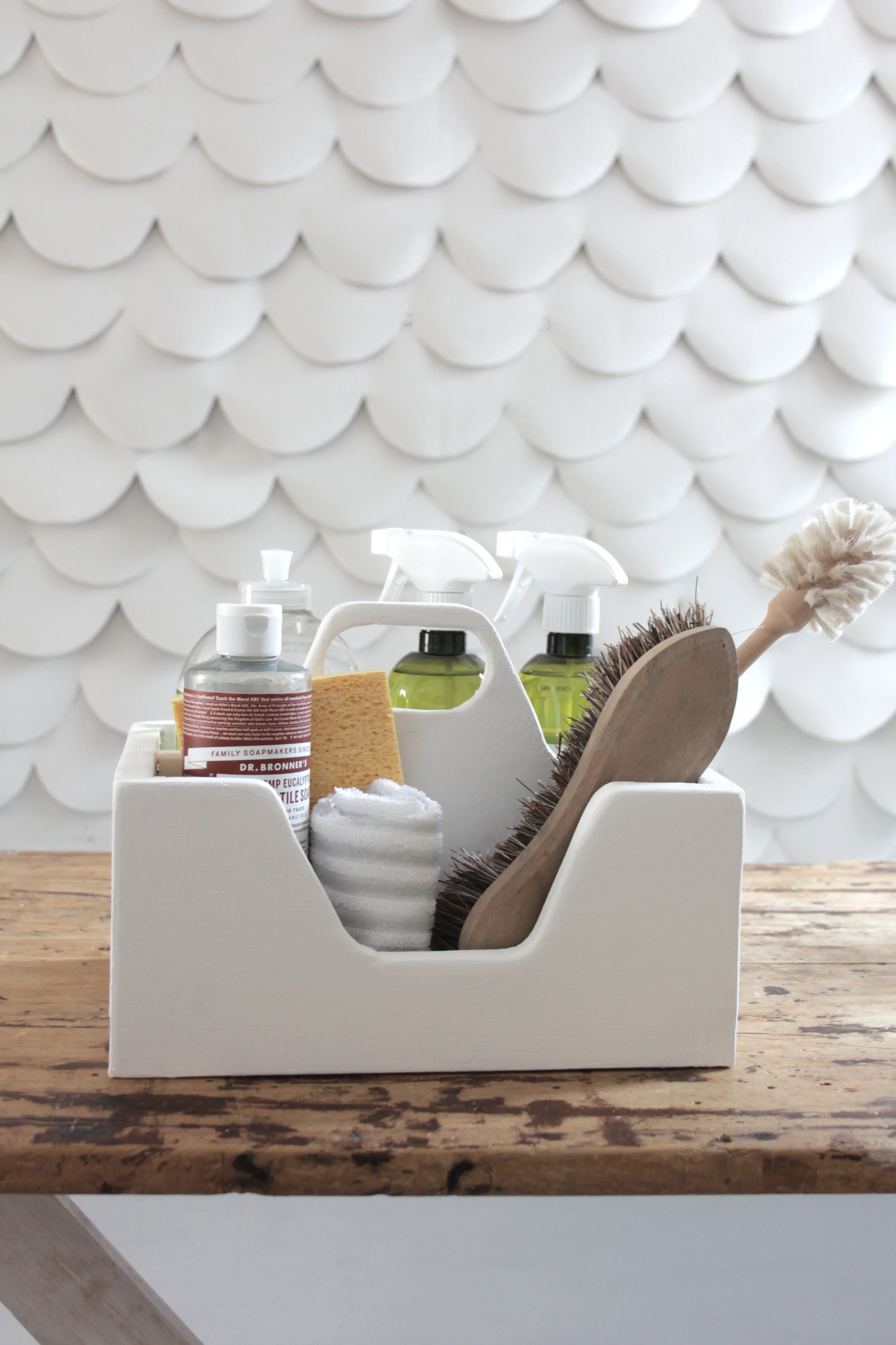 Build a cleaning caddy