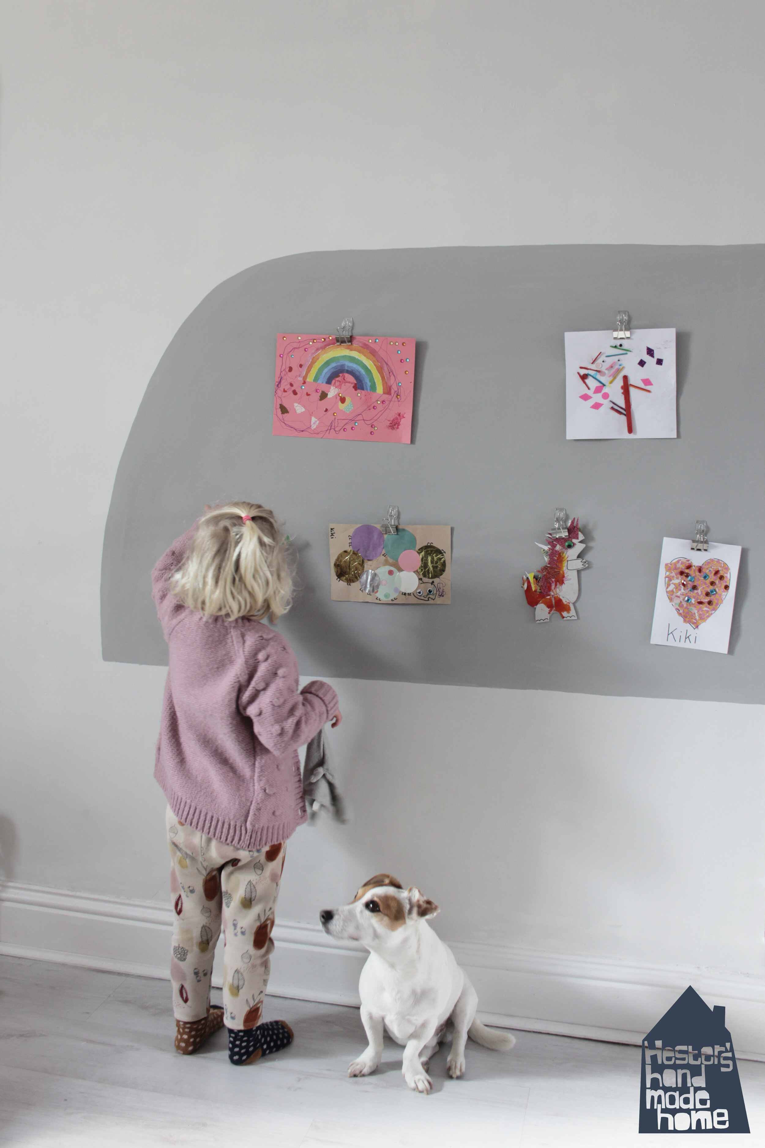 Make a Kid's Art Gallery Wall