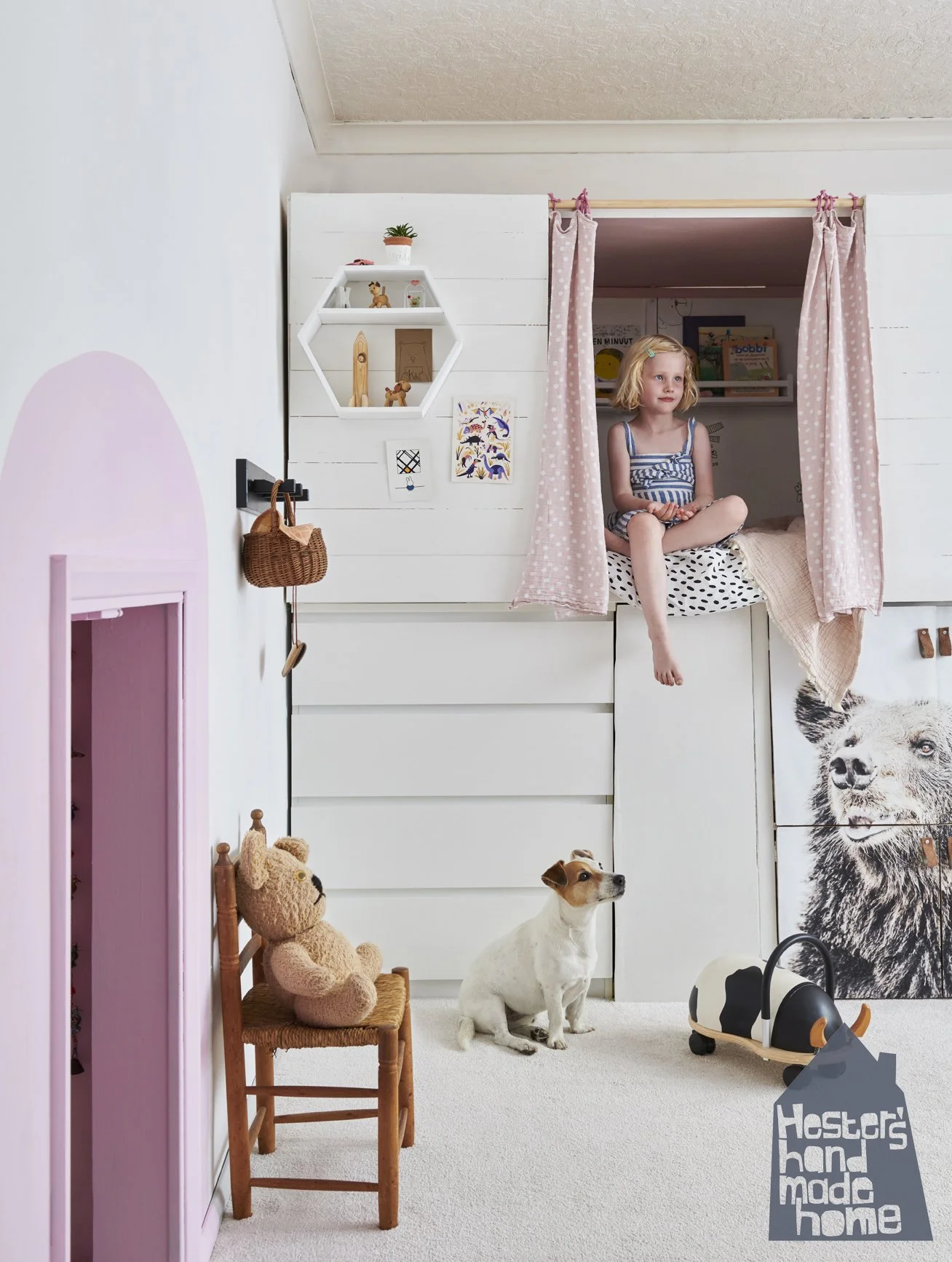 I build a loft bed out of IKEA furniture