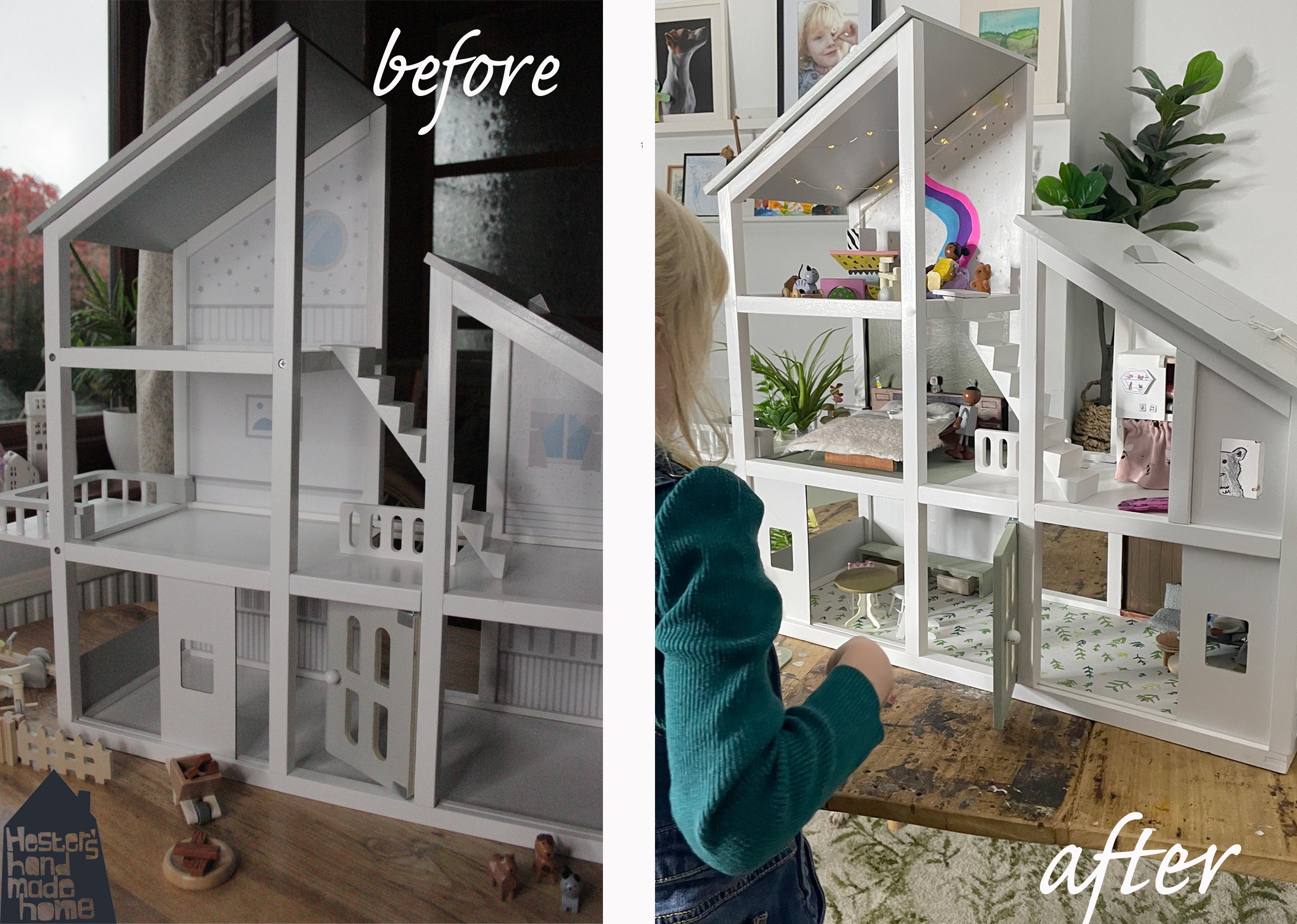 DIY dolls house dolls, a paper doll hack — Hester's Handmade Home