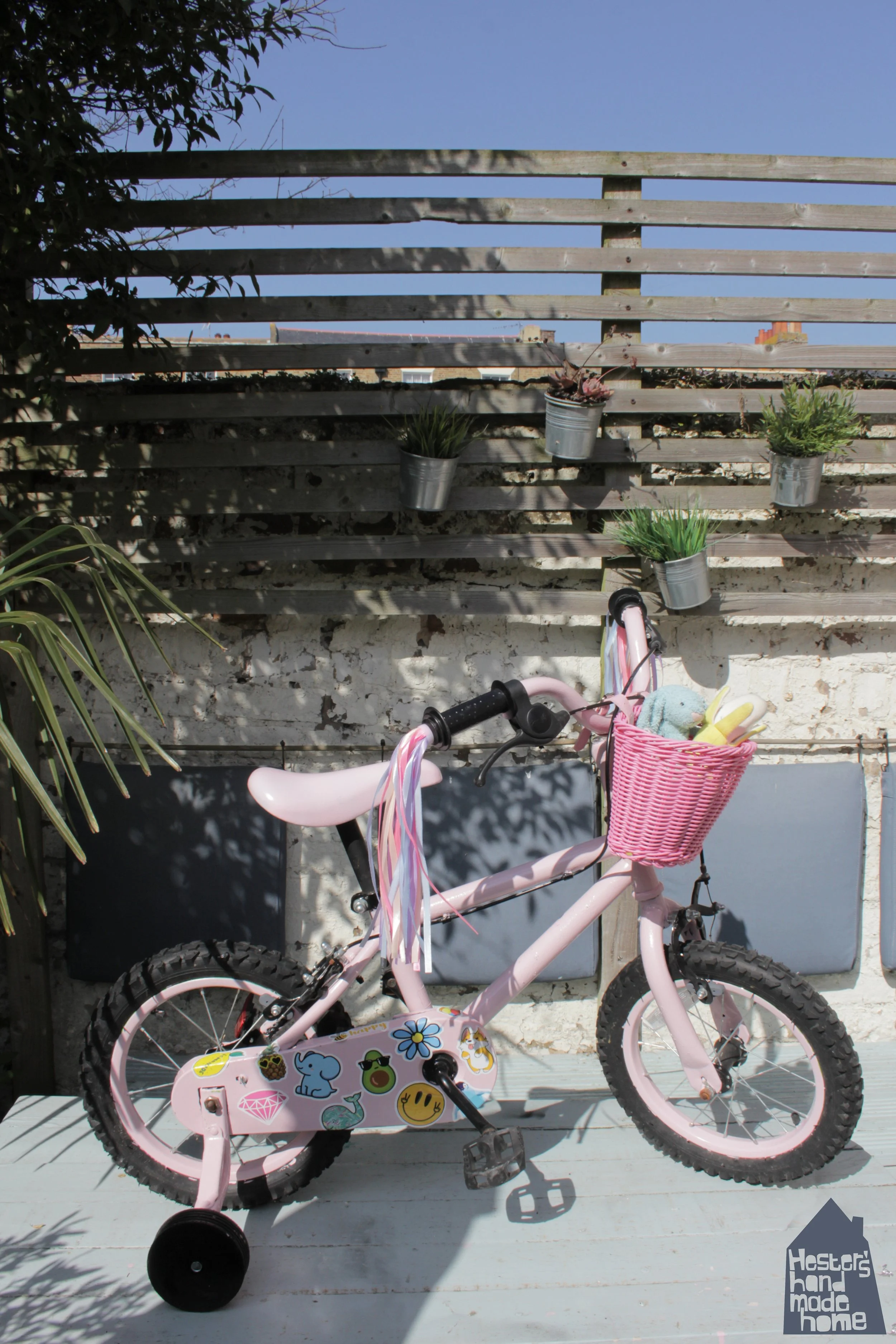 Childs bicycle makeover, a new look on a low budget. — Hester's ...