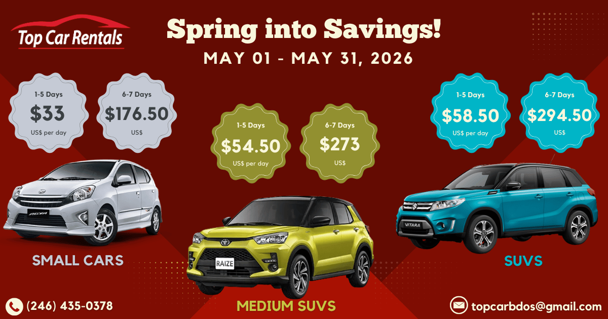 Special deals on Small Car and SUV rentals