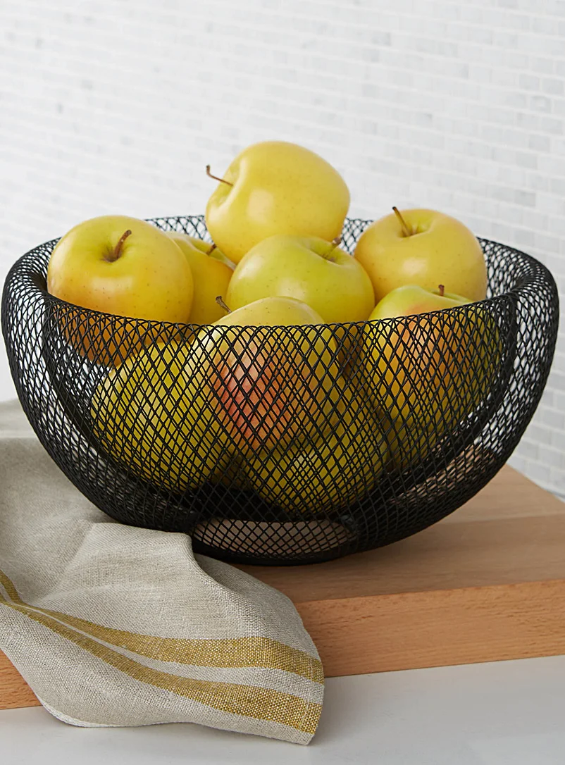 Some healthy fruit for snacking. A piggy bank (I will donate mine) for contributions to the coffee and fruit fund.