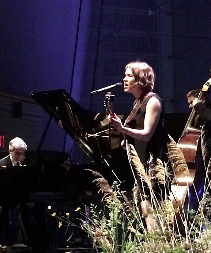 That's Rob Mounsey (piano), Richard Hammond (bass) and I playing to sagebrush, tall grasses, and a room full of people at the Appel Room at Jazz at Lincoln Center!
