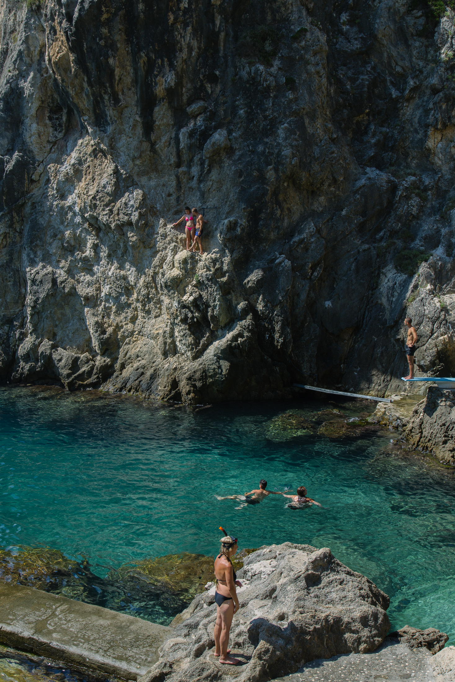 At La Grotta.