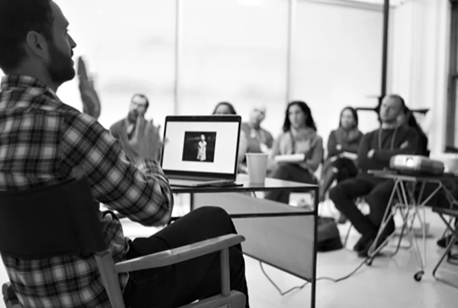 Michael teaching at the 2014 MUSEA Gathering in NYC - Photo by Holger Thoss