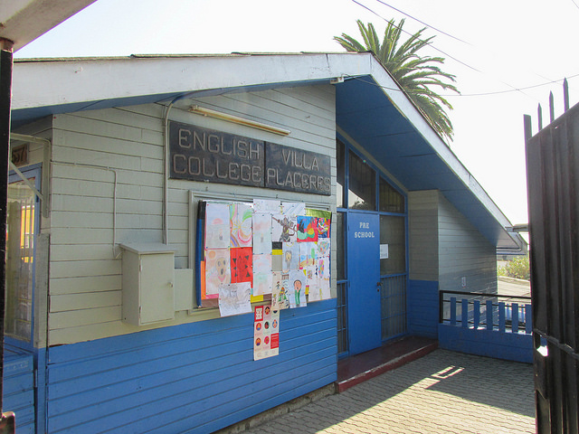 The elementary school that my host parents owned. 
