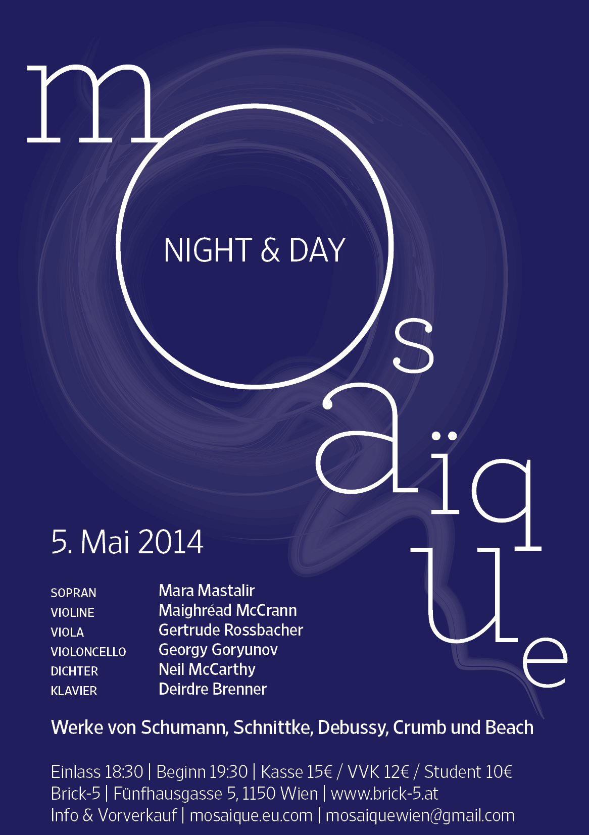 Mosaïque Night and Day, 5 May 2014