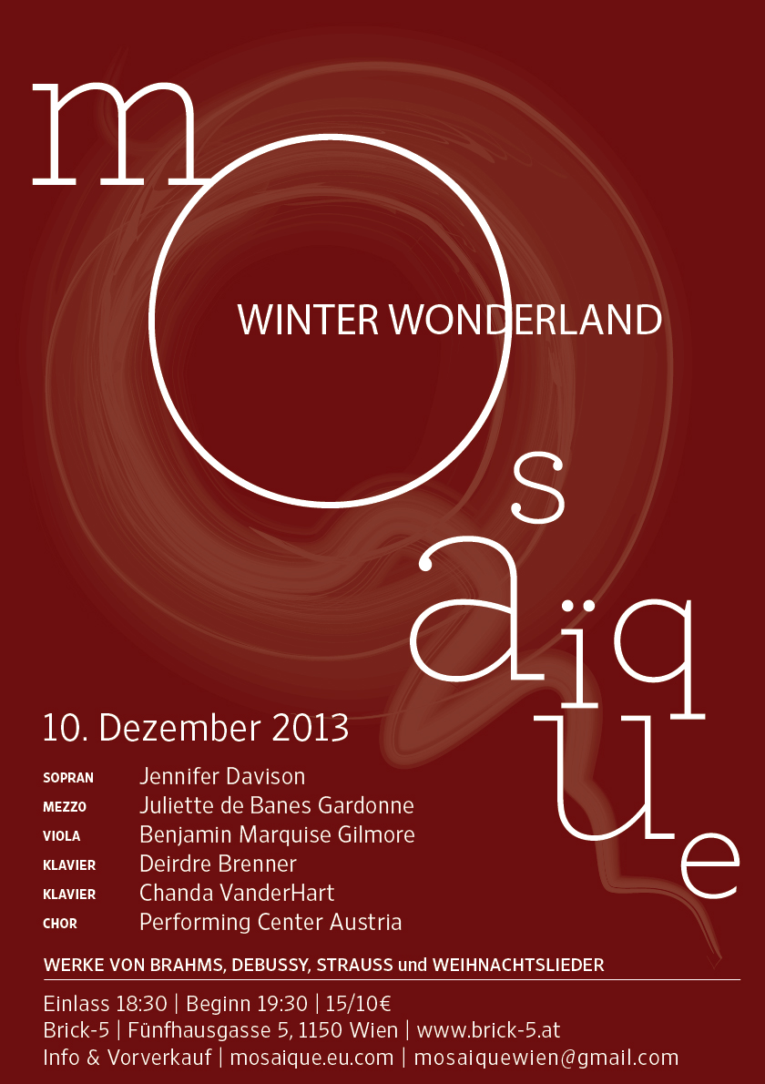 Mosaïque Winter Wonderland, 10 December 2013