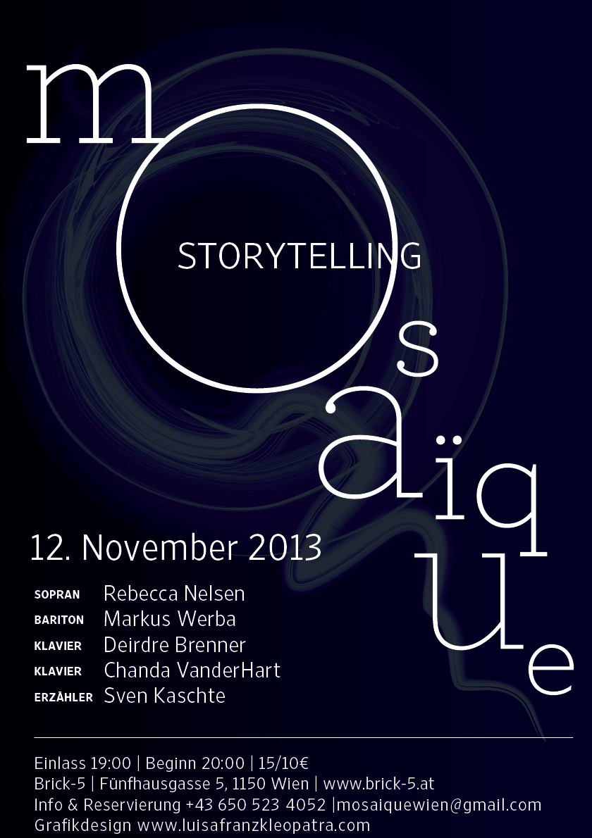 Mosaïque Storytelling, 12 November 2013