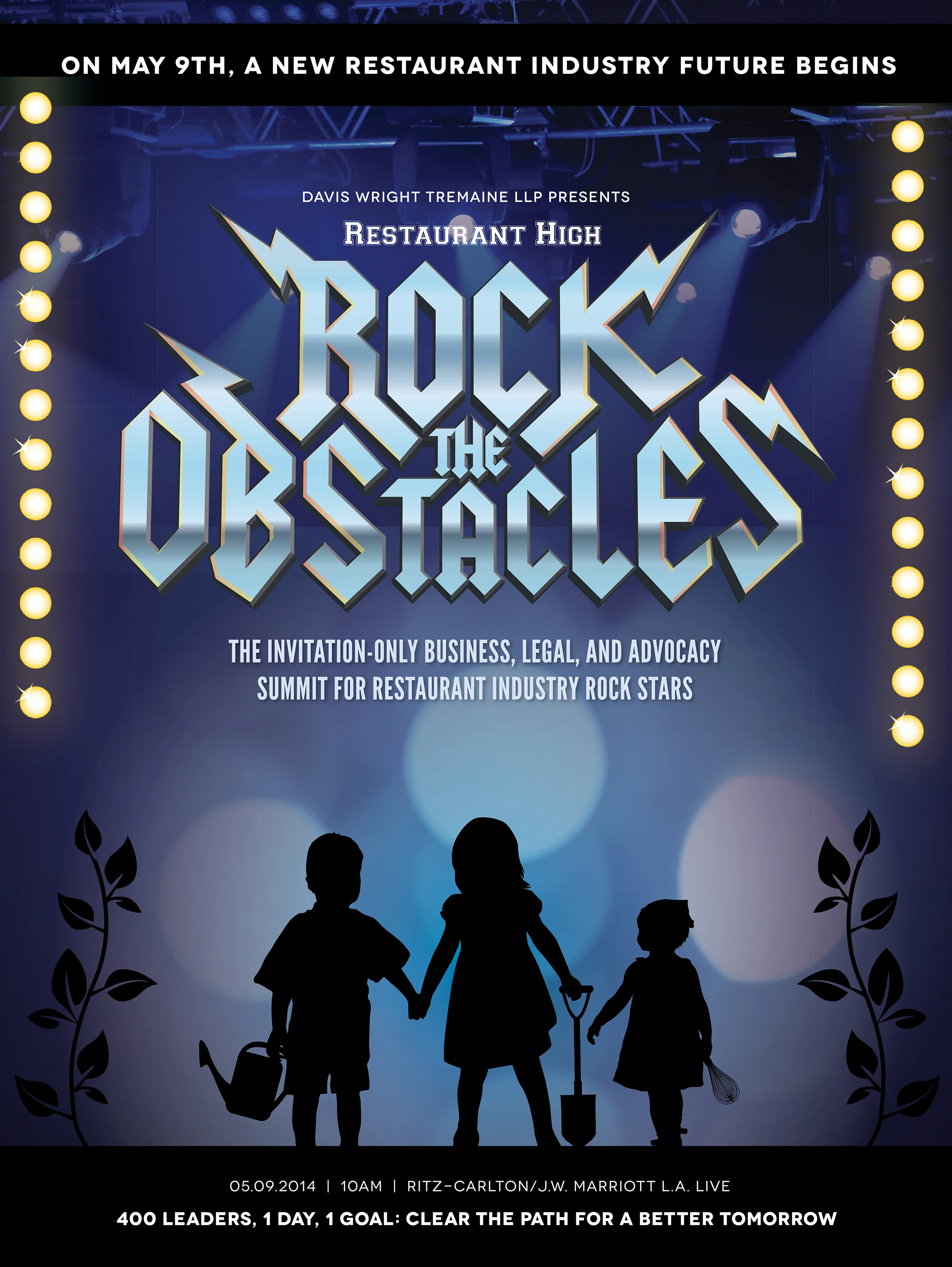 Restaurant High invitation poster