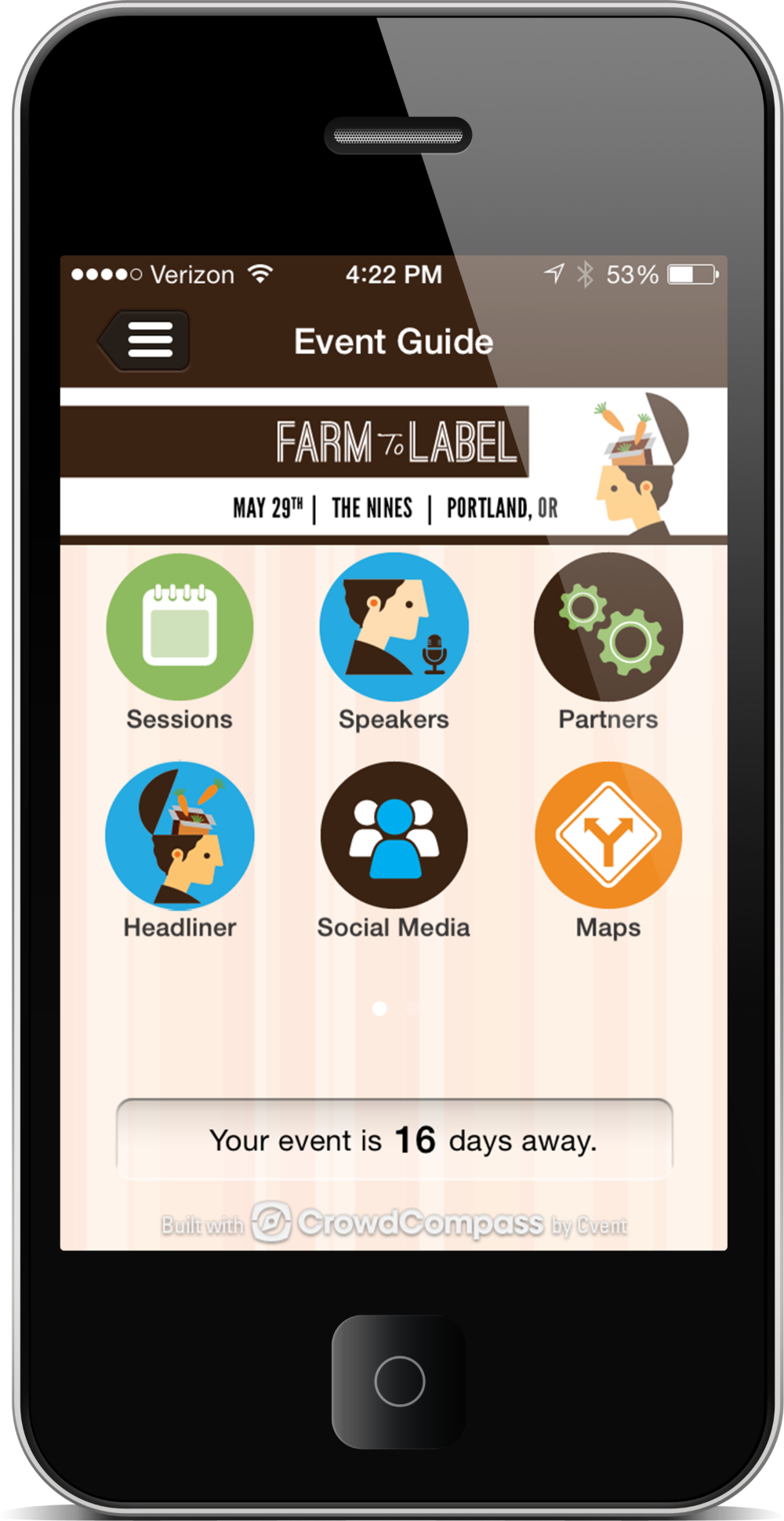 Farm to Label App icons