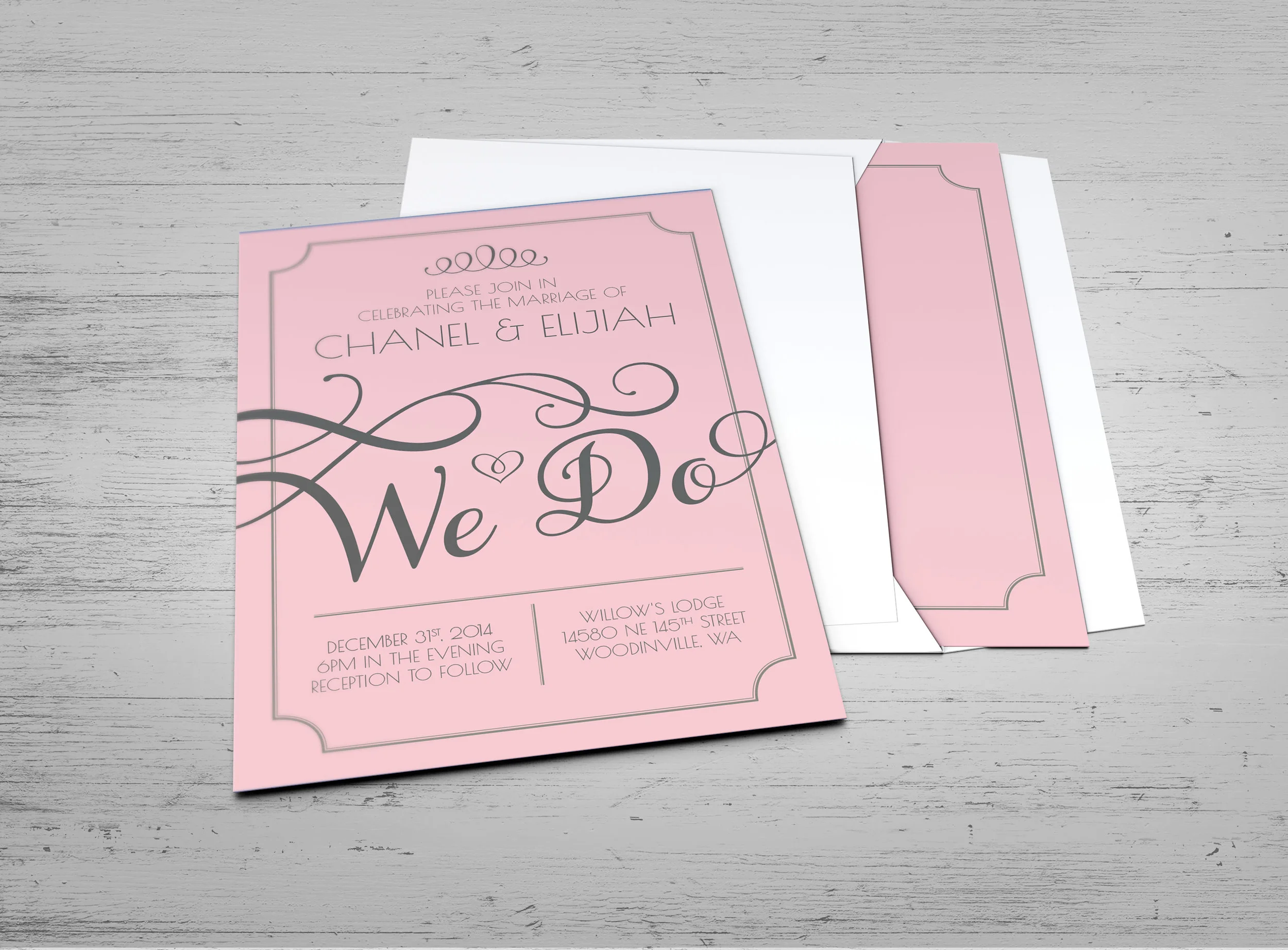 Chanel Art Deco Invitation