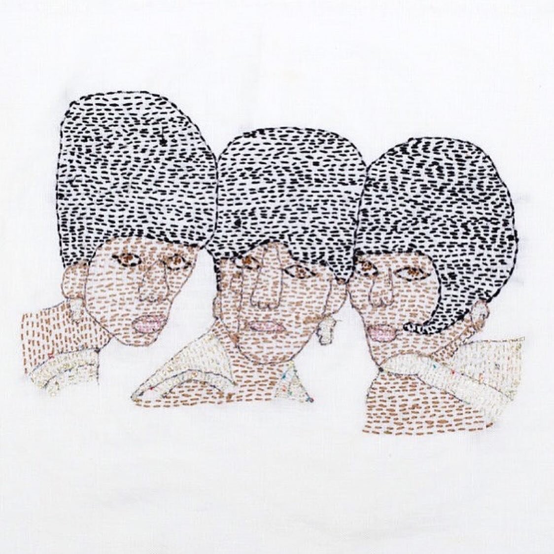 There are so many things I love about this! Embroidery, The Supremes, and an online artist talk (details below) with some incredible people! Zina Hall is an artist who has been part of Creative Growth @creativegrowth since 2006. 

ARTIST TALK WITH ZI