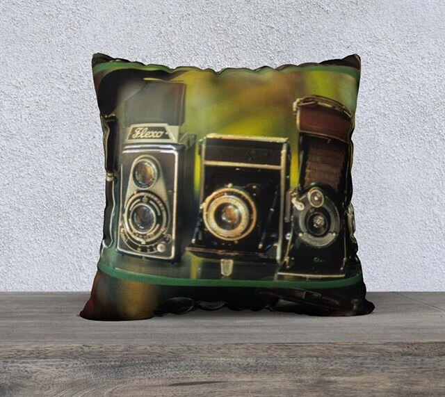 |VINTAGE CAMERA SHOP PILLOWCASE|⠀
⠀
Camera obscures flips our perspective and captures it forever with the click of a shutter. Possess the captured camera once for a change! 📸 ⠀
⠀
#photography #cameras #italy #vintage #rome #travel #artist #homedeco