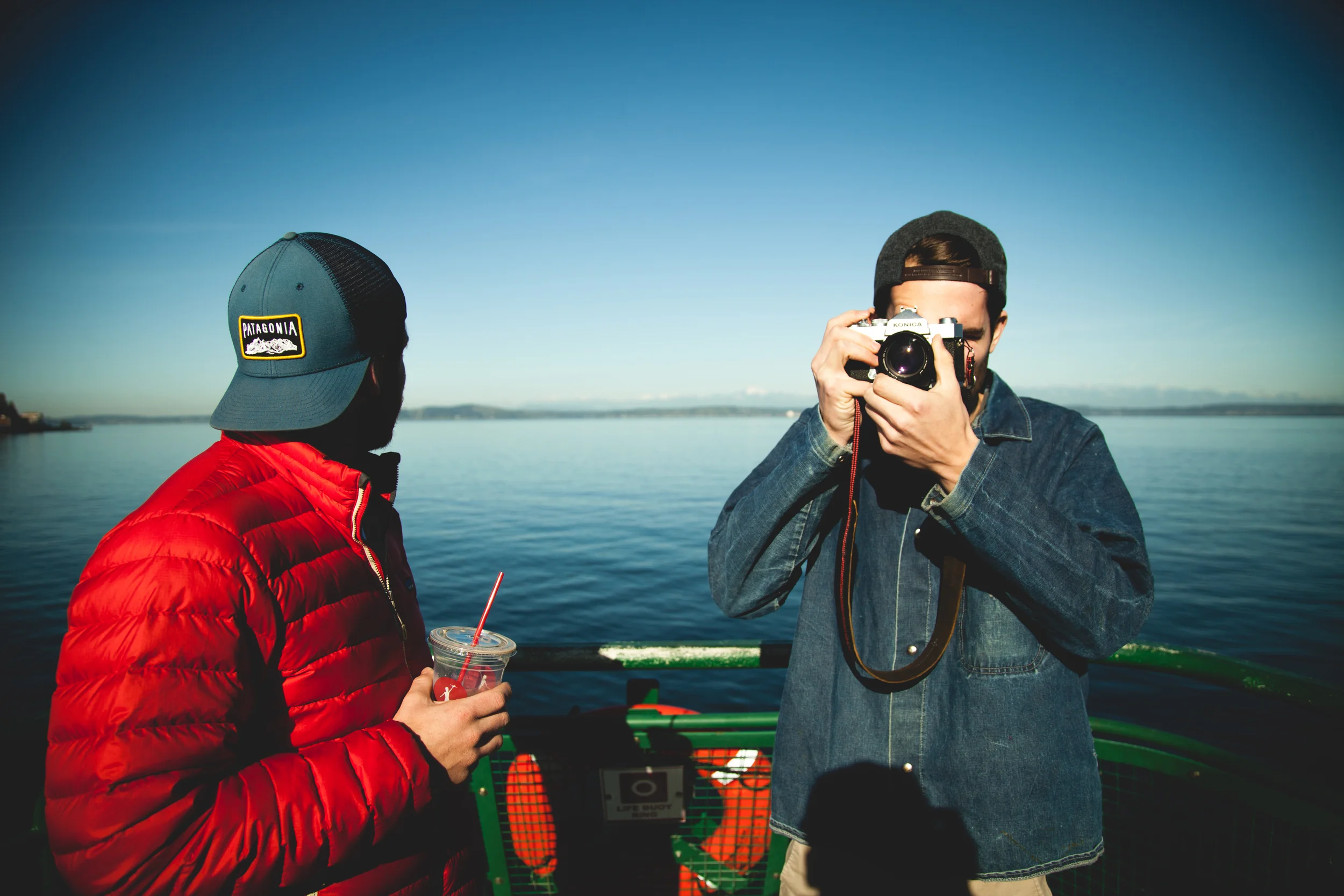 Pete taking a picture of Mars...
