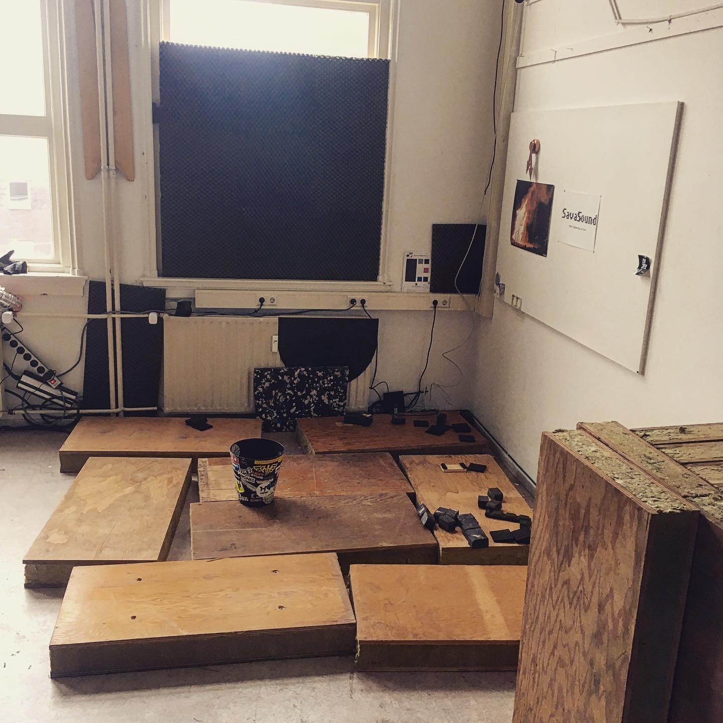 Studio workings: building a stage