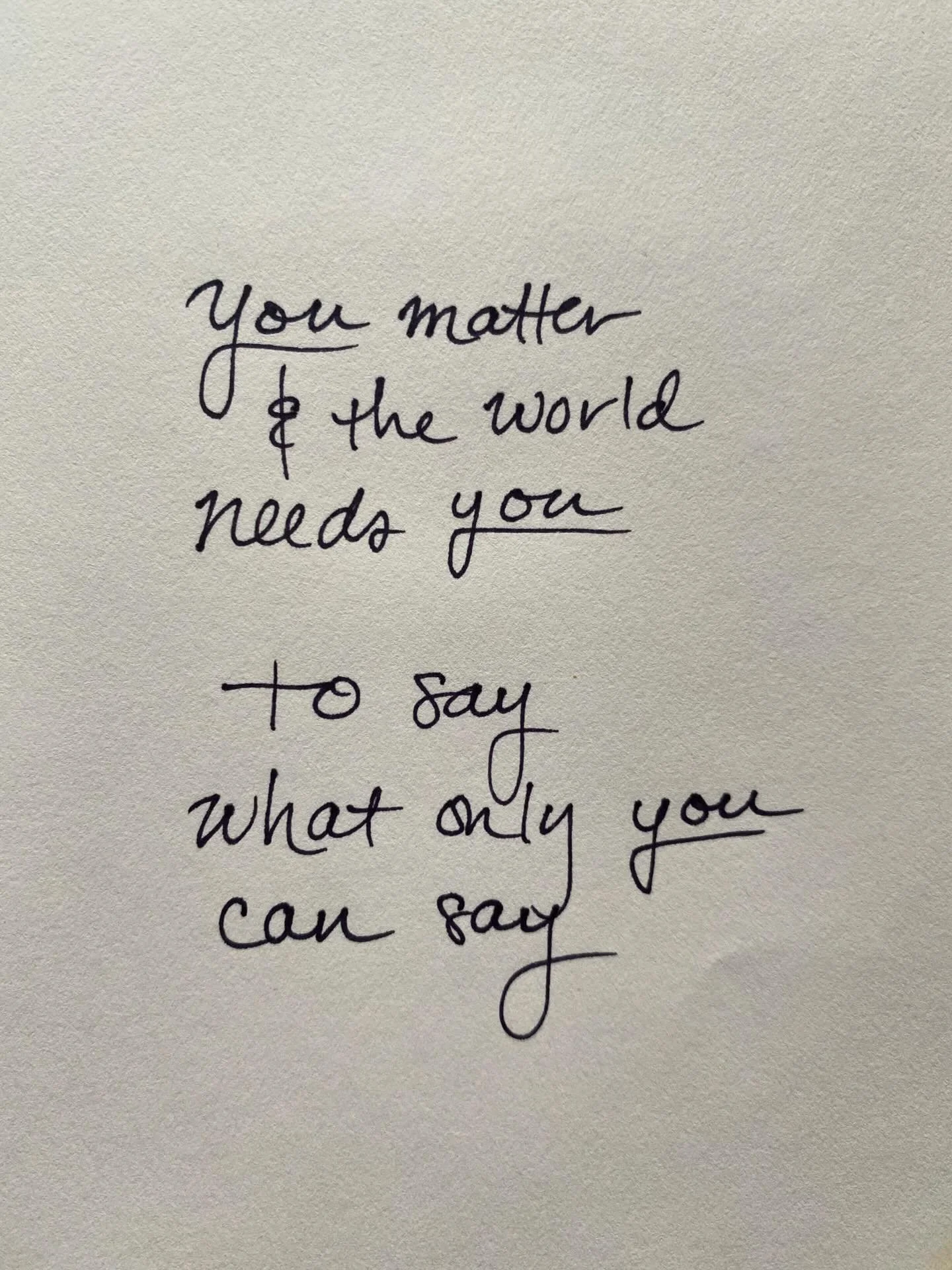 Your voice matters. 🖤

X, K