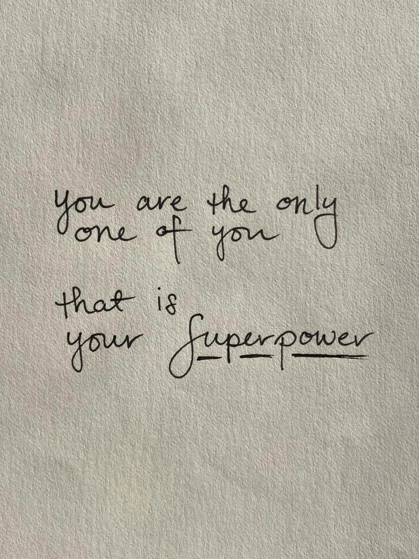 You&rsquo;re a baddie. 😘

What an act of courage, to be you in a world that often makes it hard to do so. 

Thank you for sharing your light.
X, Kirsten

#quotes #handwriting #selflove