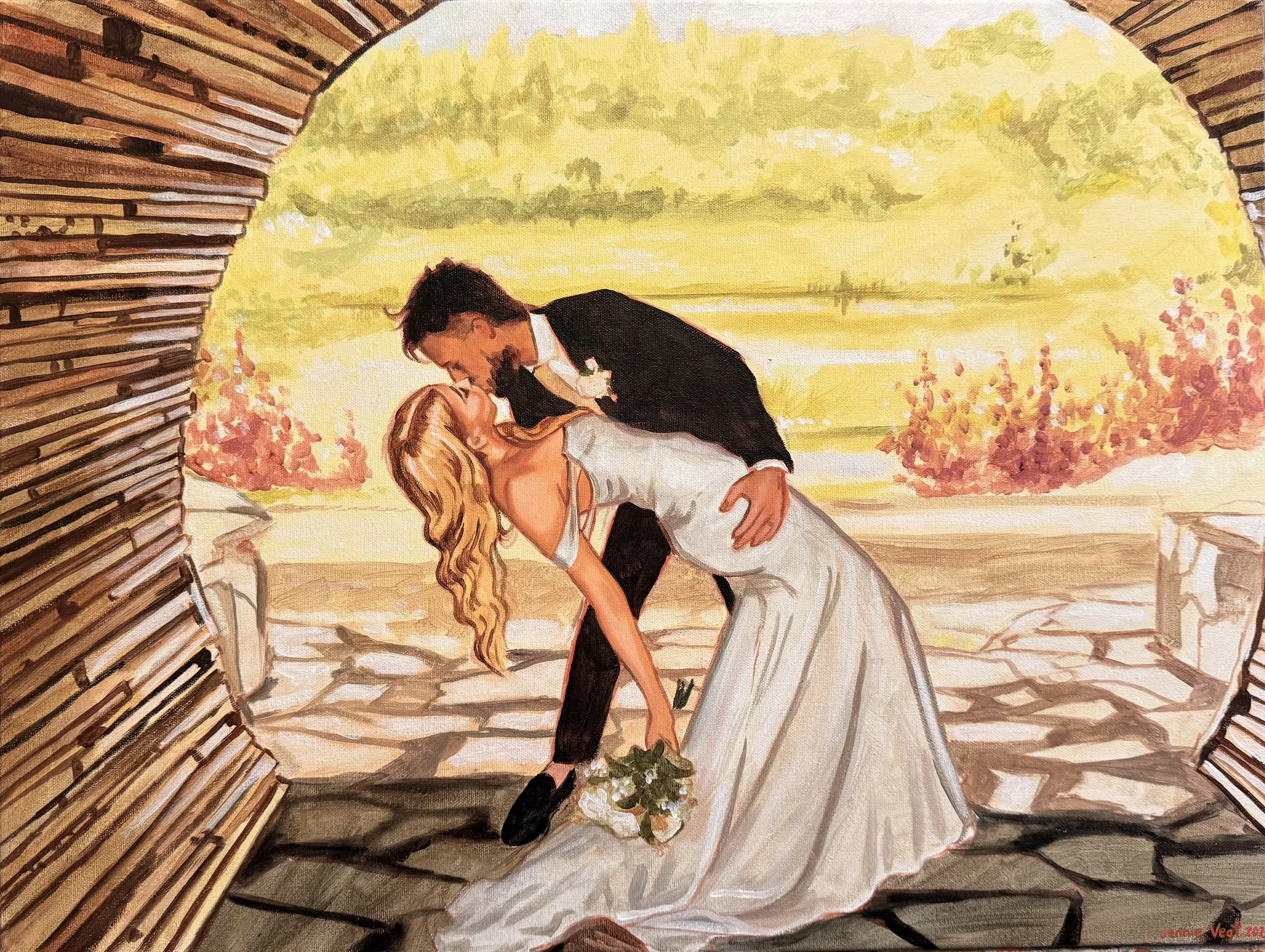 Edmonton Live Wedding painter - obsidian ridge