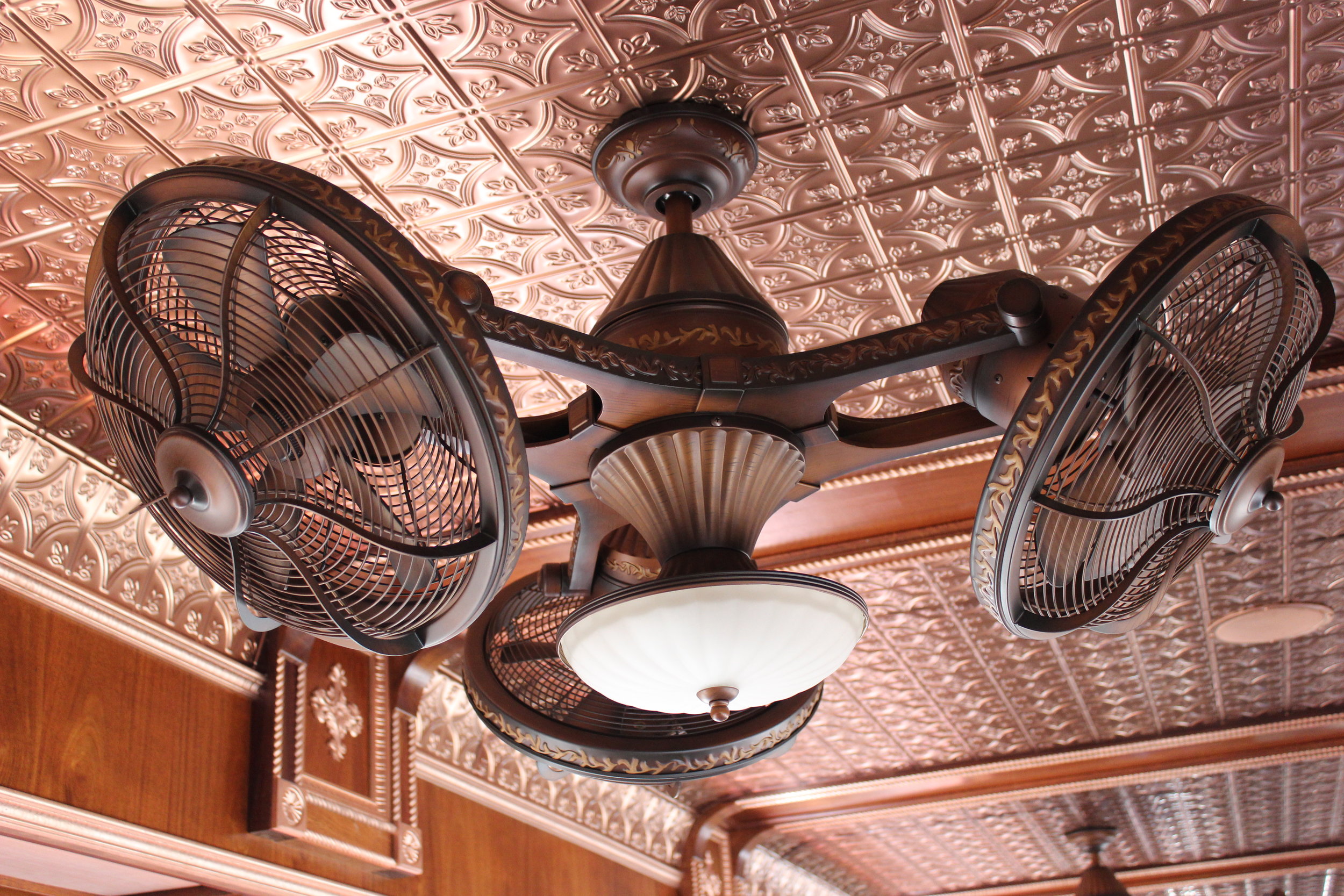 First-Class Parlor Interior: Ceiling 