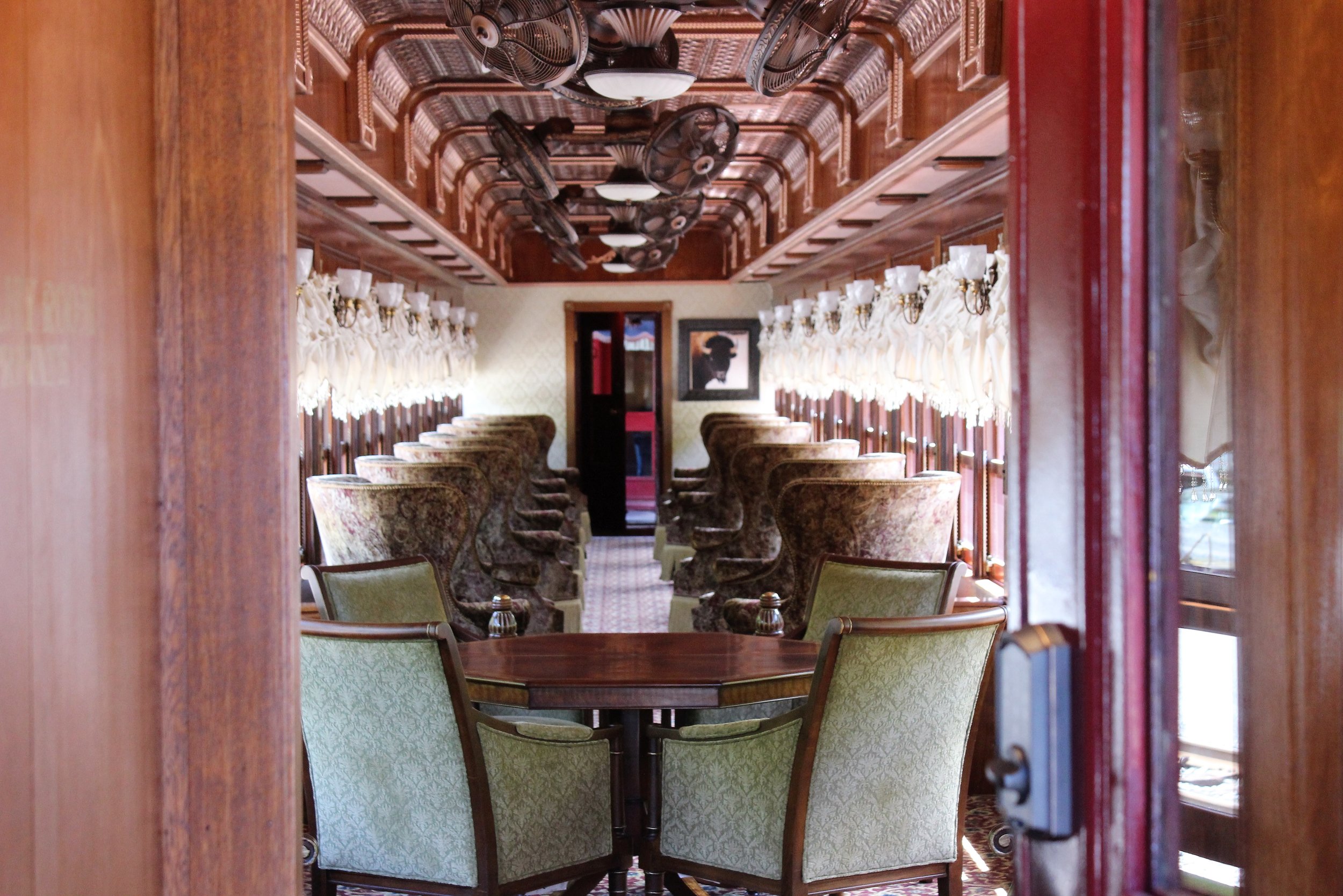 First-Class Parlor Interior: Main Lounge