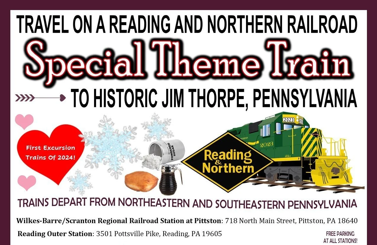 Special Event Tickets — Reading Blue Mountain & Northern Passenger