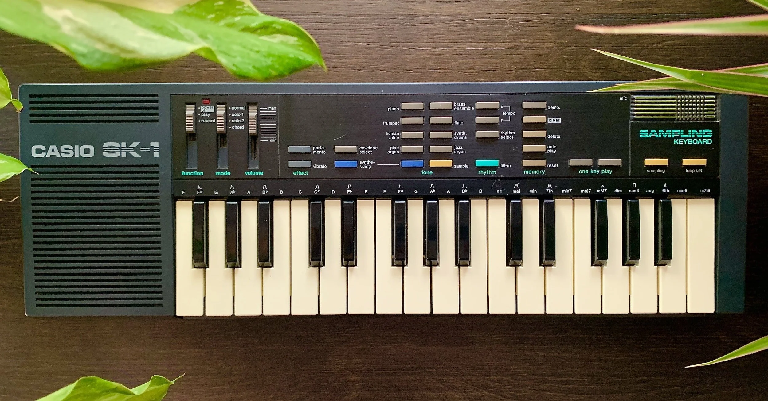 CASIO SK-1 サンプリングキーボード CASIO SK-1 サンプリング 