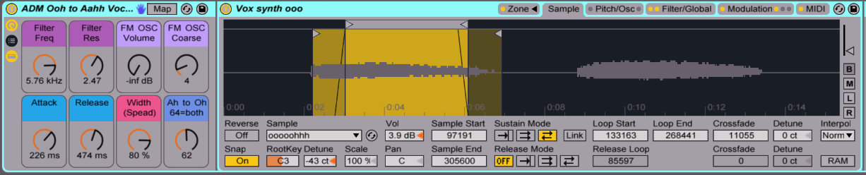 Ableton Vocal Synth AfroDJMac