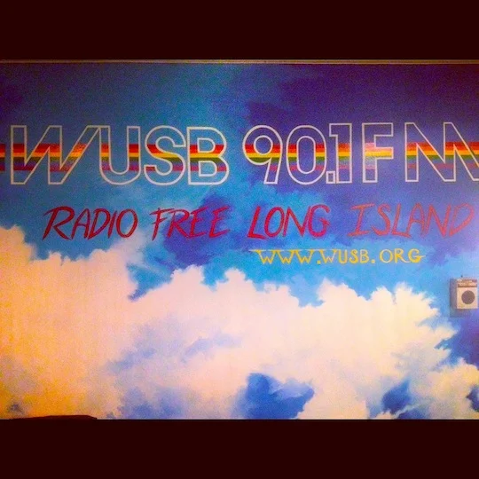 WUSB Mural outside the station