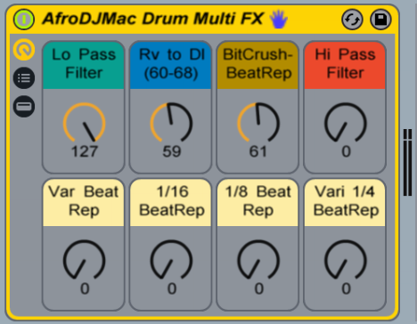 ableton live drum fx afrodjmac