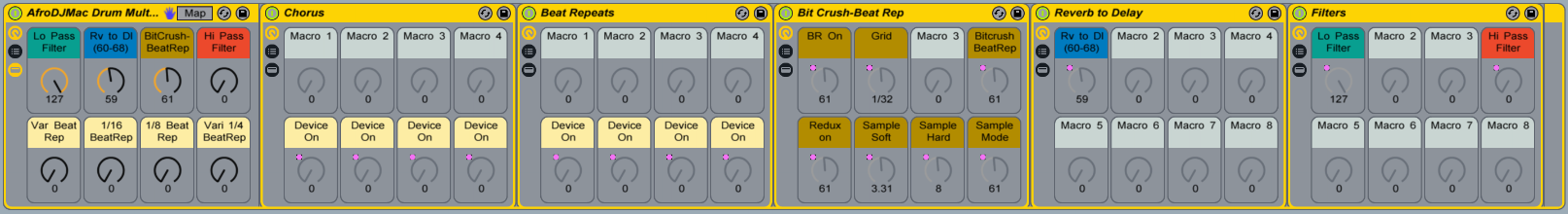 full drum rack ableton live afrodjmac