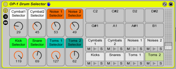 OP-1 Drum Selector