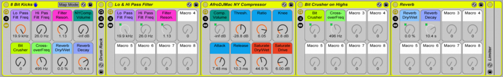 8 Bit Kick Drum Rack