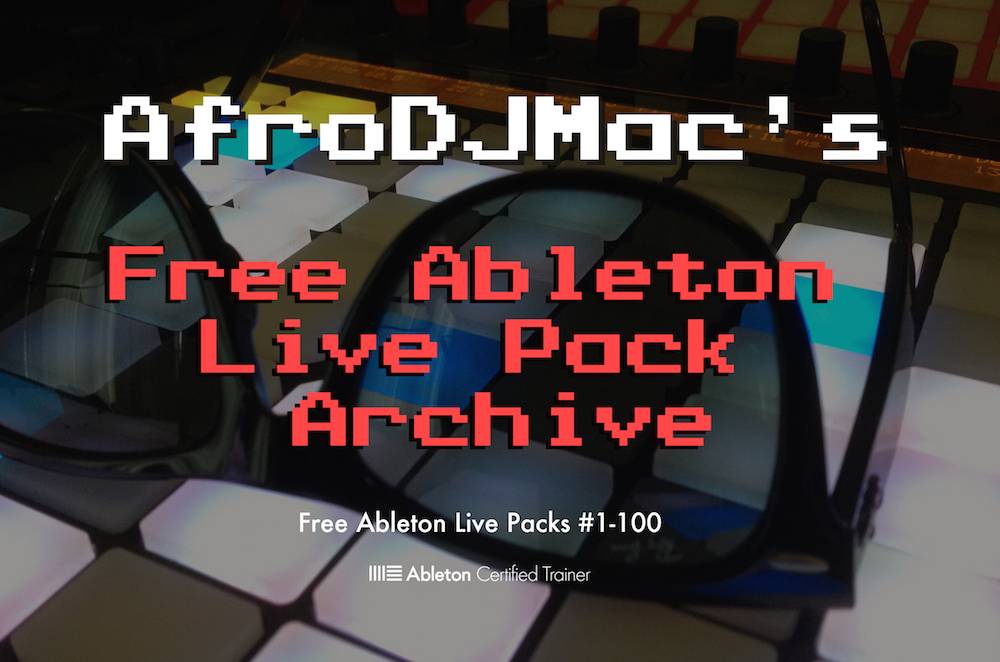 100 Ableton Live Packs, covering pretty much every sound imaginable!