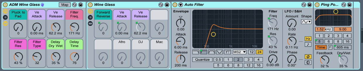 Free Ableton Live Pack #141: Wine Glass Synth