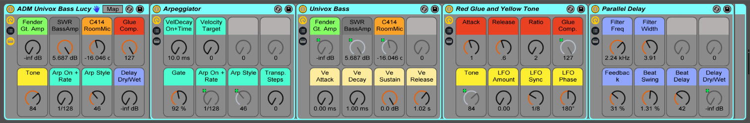Univox Electric Bass Lucy Instrument