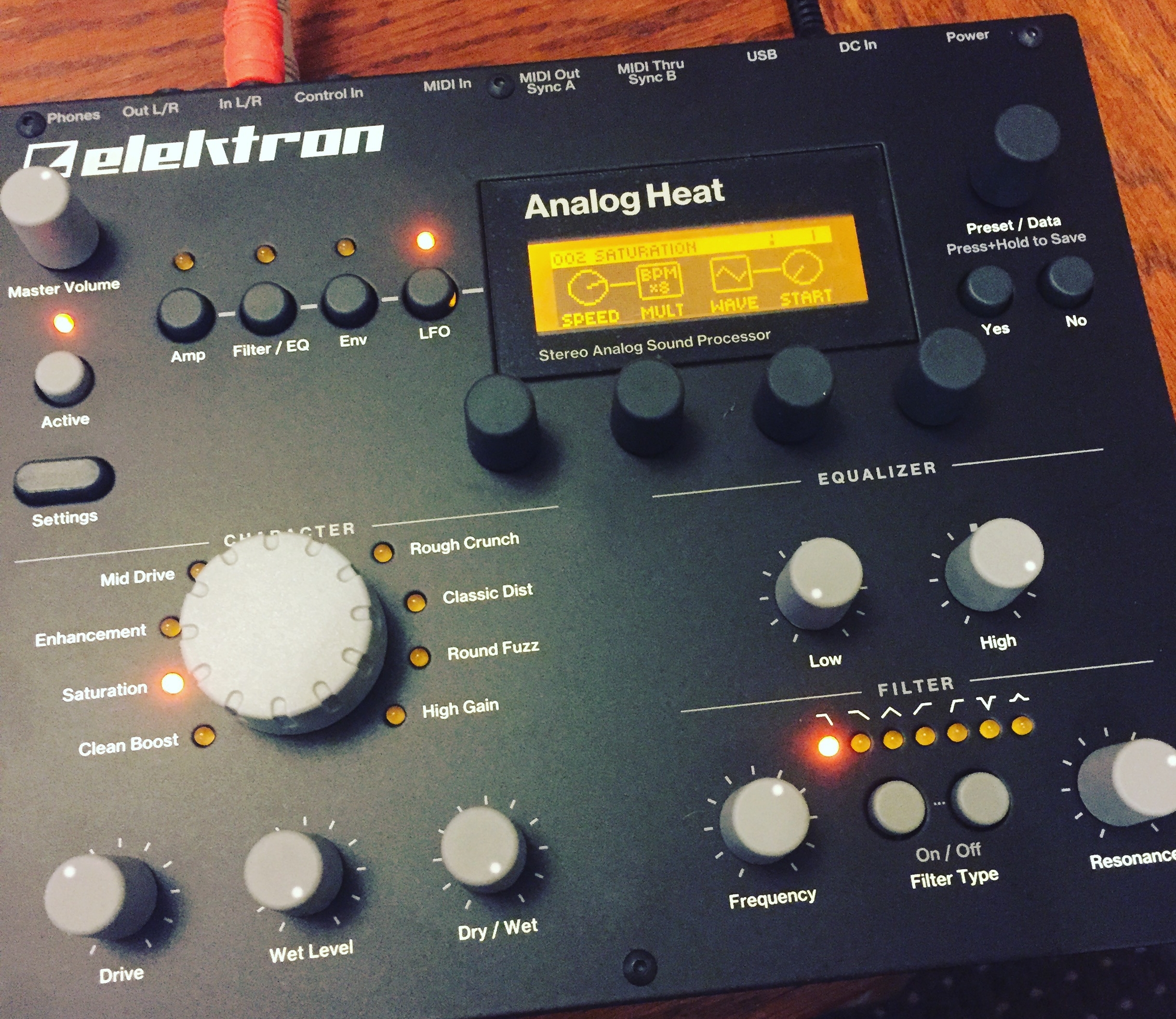Once again, Elektron's Analog Heat manages to add the perfect amount of warmth, saturation, and compression