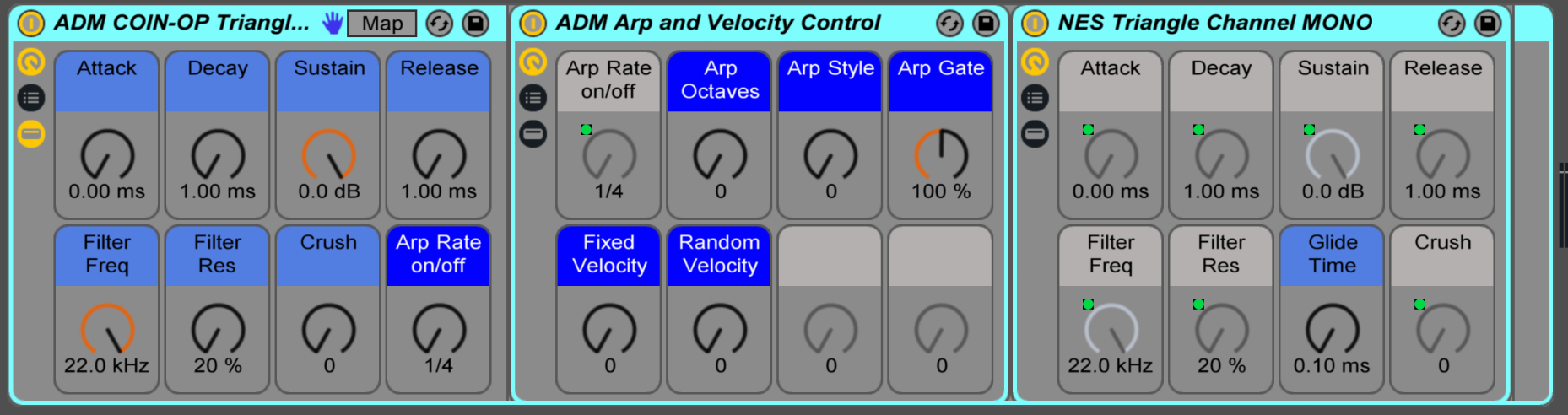 Triangle Wave Instrument: Sampled NES Triangle wave instrument