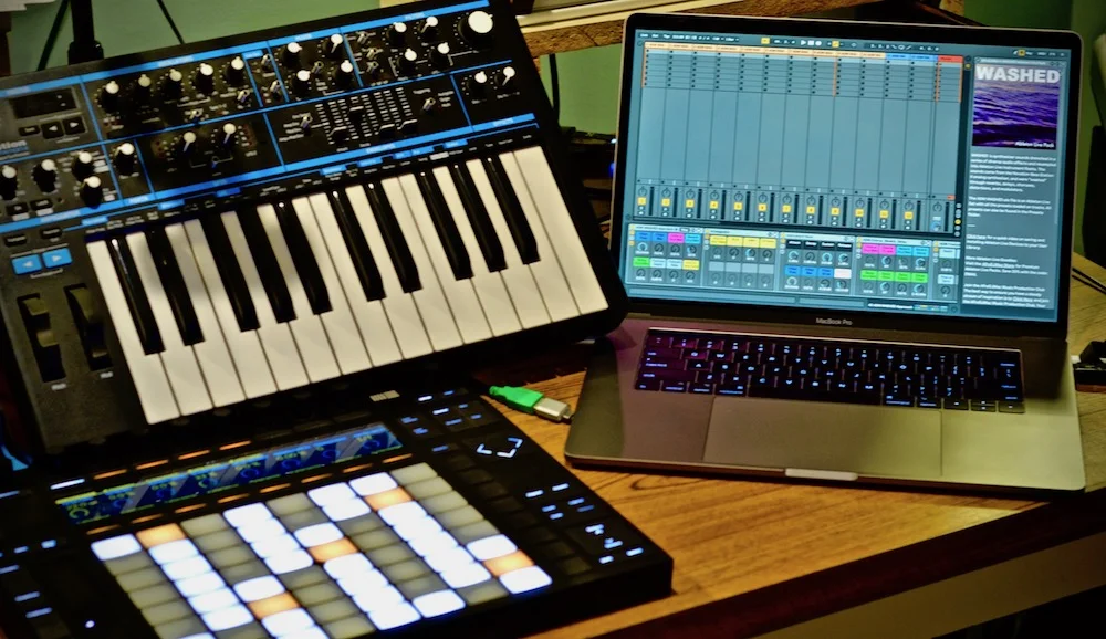 Novation’s Bass Station 2 was the primary synth I bathed in a sea of audio effects to create WASHED.