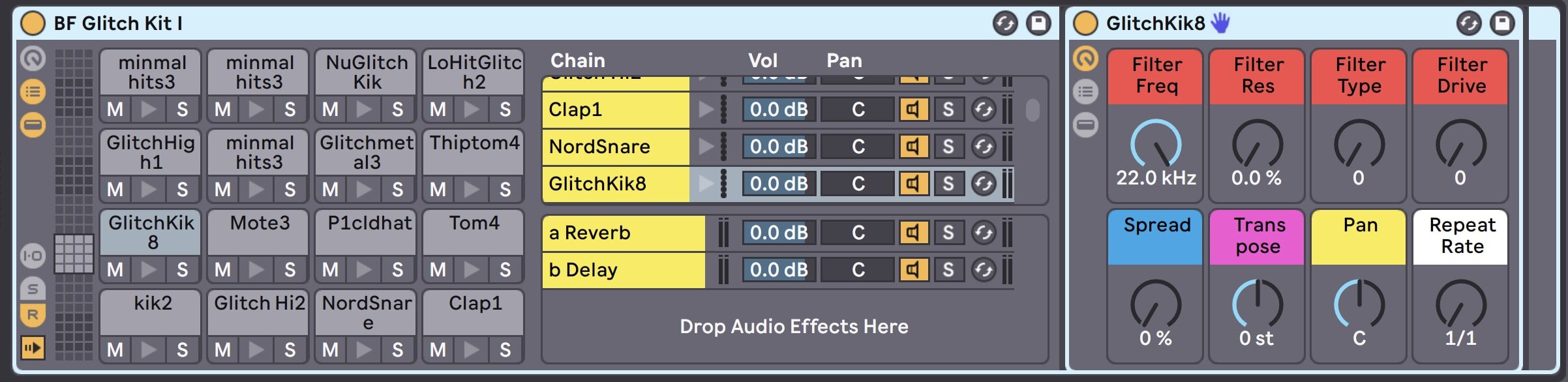 Free GLITCH DRUMS Drum Rack: Free Ableton Live Pack #188 — Brian Funk