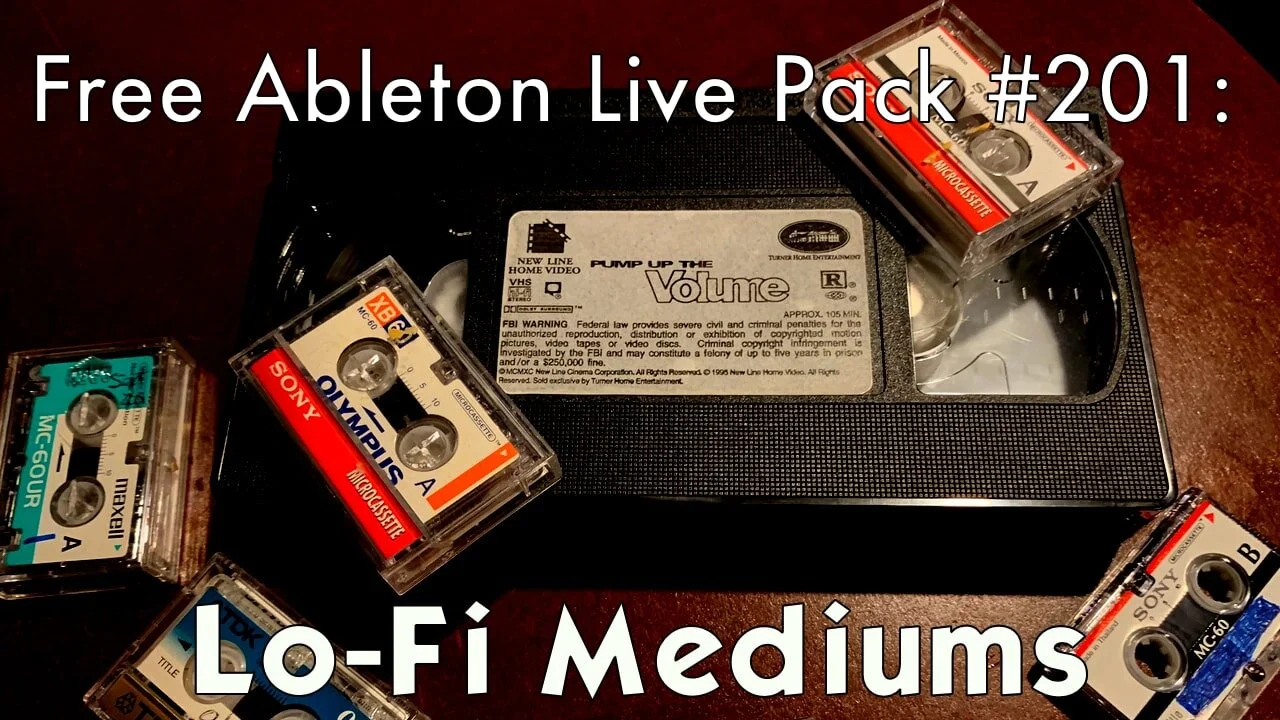 Recording To Lo Fi Mediums Tutorial And Free Ableton Live Pack 201 Brian Funk