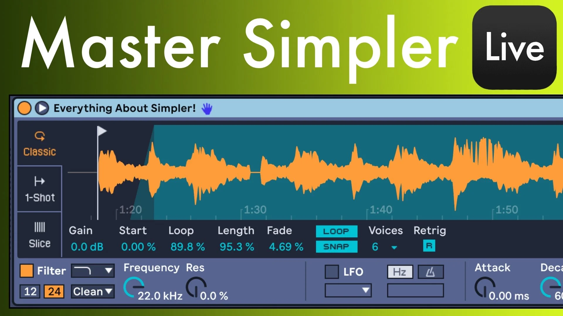 Master Ableton Live’s Simpler